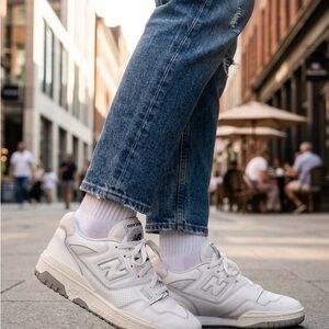 New Balance 550 Triple White Men's Size 8.5/EU 42 BB550PB1